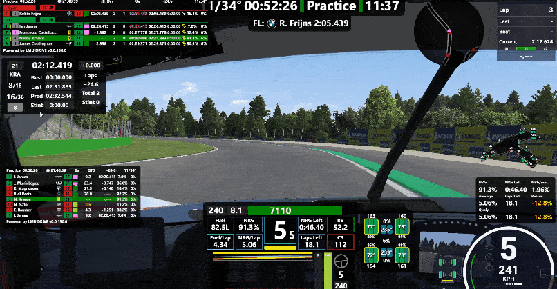 gif of the pitstop animation